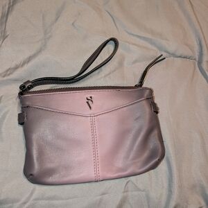 Wristlet Clutch in Mauve Pink - Unbranded